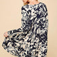 Paisley Print Tiered Midi Dress - Southern Sassy Boutique