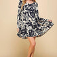 Paisley Print Tiered Midi Dress - Southern Sassy Boutique