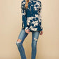 Floral Print Hoodie - Southern Sassy Boutique