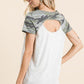 Camo with Cutout Front Top - Southern Sassy Boutique