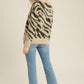 Fuzzy Pullover Zebra Sweater - Southern Sassy Boutique