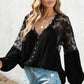 Lace Patchwork Blouse - Southern Sassy Boutique