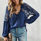 Lace Patchwork Blouse - Southern Sassy Boutique