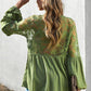 Lace Patchwork Blouse - Southern Sassy Boutique