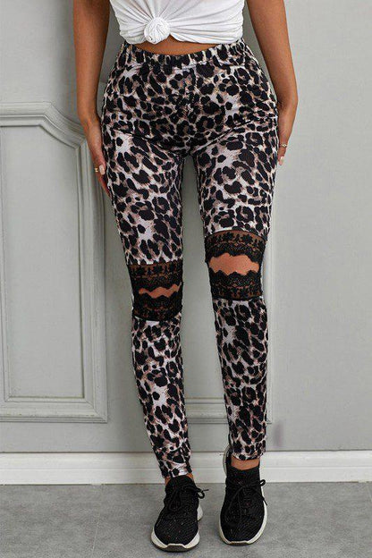 Image: Leopard Print Leggings Black | Southern Sassy Boutique