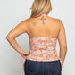 Tropical Print Halter Top - Southern Sassy Boutique