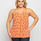 Image: Floral Print Cami Top Coral | Southern Sassy Boutique