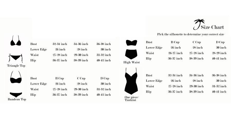 One Piece Bandeau Style Swimsuit
