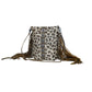 Myra Bag Western Cheetah Cowhide and Leather handbag