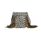 Myra Bag Western Cheetah Cowhide and Leather handbag
