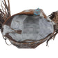Myra Bag Azure Hand Tooled and Cowhide Bag