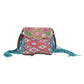 Myra Bag Floral Pink Hand Tooled Western Bag