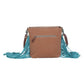 Myra Bag Floral Pink Hand Tooled Western Bag