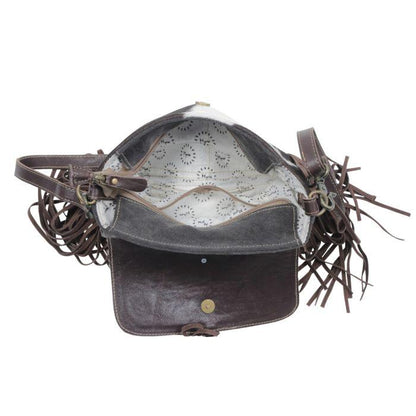 Myra Bag Western Leather and Hair-On Crossbody Bag - Southern Sassy Boutique