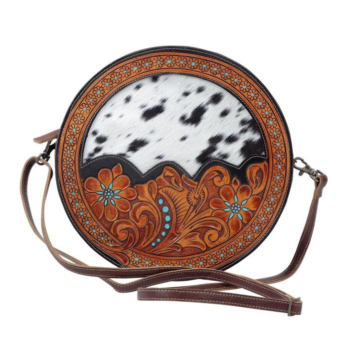 Myra Bag Floral Hand Tooled Crossbody Bag - Southern Sassy Boutique