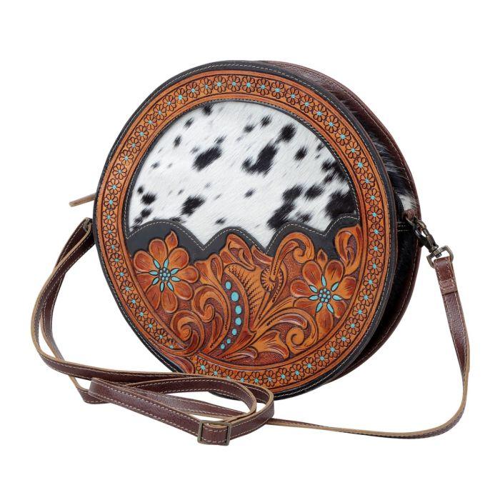 Myra Bag Floral Hand Tooled Crossbody Bag - Southern Sassy Boutique