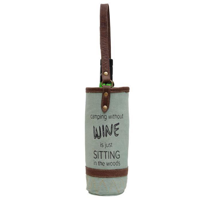 Wine Is Just Sitting Myra Wine Bag - Southern Sassy Boutique