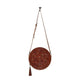 Myra Bag Crimson Orchid Round Crossbody Bag - Southern Sassy Boutique