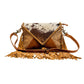 Myra Bag Lunatone Leather & Hair-On Crossbody Bag