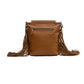Myra Bag Squander Hand Tooled and Hair-On Bag