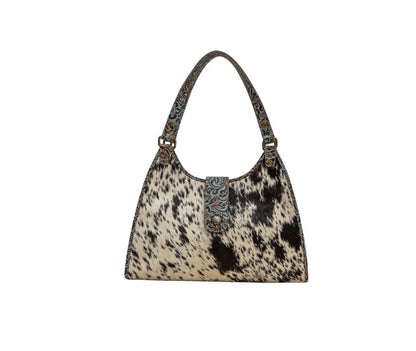 Myra Bag Sagacity Leather & Hair-On Shoulder Bag