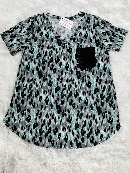 Animal Print Top - Southern Sassy Boutique